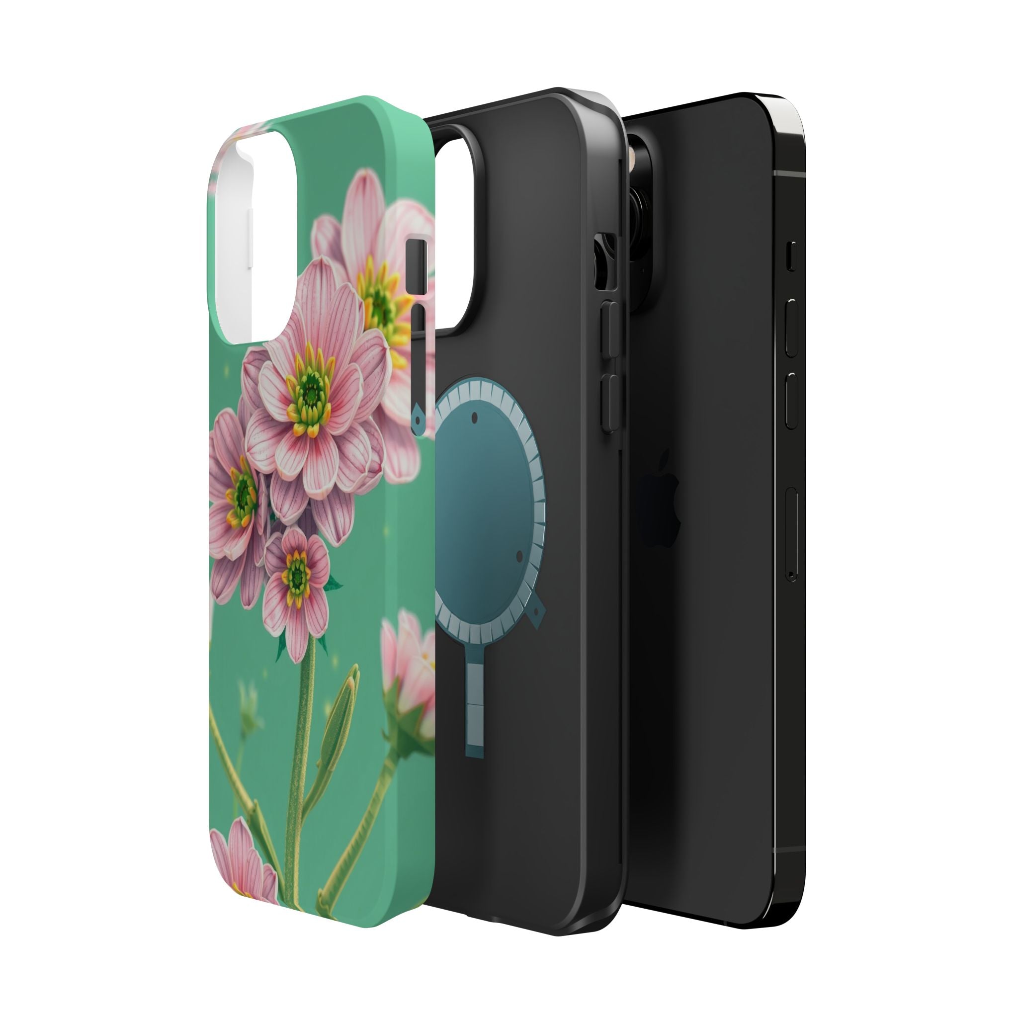 iPhone Vibrant Ranunculus Stack Design Slim Everyday Designer Case · iPhone Case