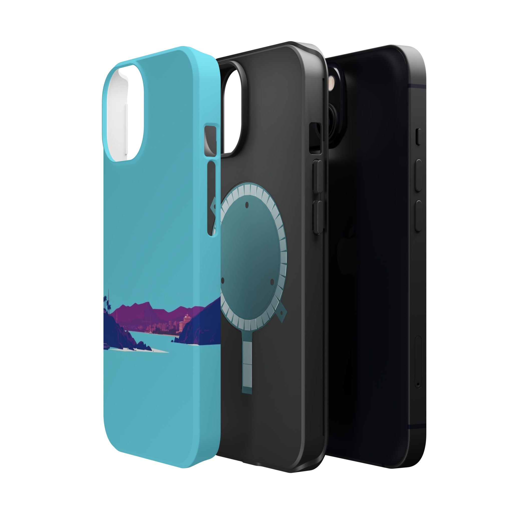 iPhone Hibiscus Coast Mystic Art Bold Modern Everyday Snap Case · iPhone Case