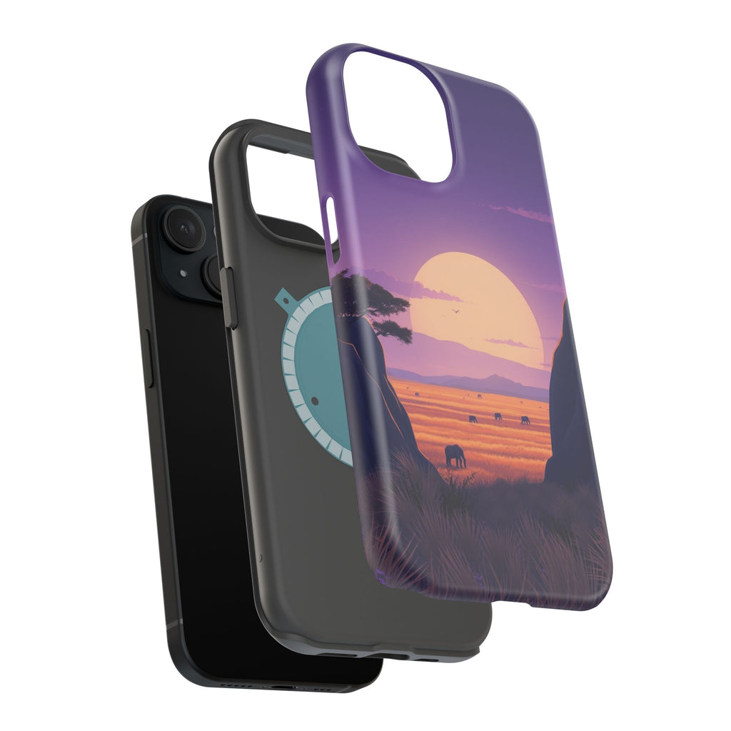 iPhone Lavender And Pearl Savanna Horizon Slim iPhone 18 Everyday · iPhone Case