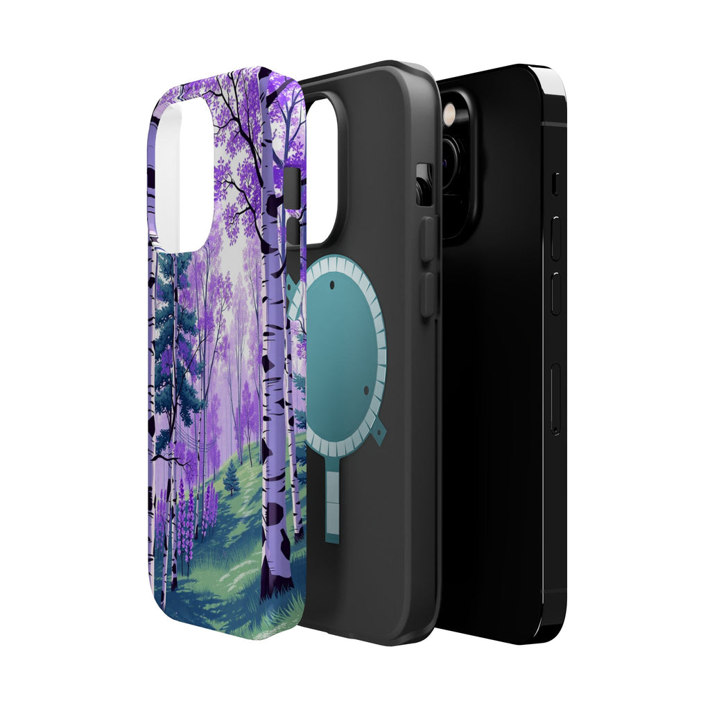 iPhone Birch Grove Electric Art Slim Everyday Designer Case · iPhone Case