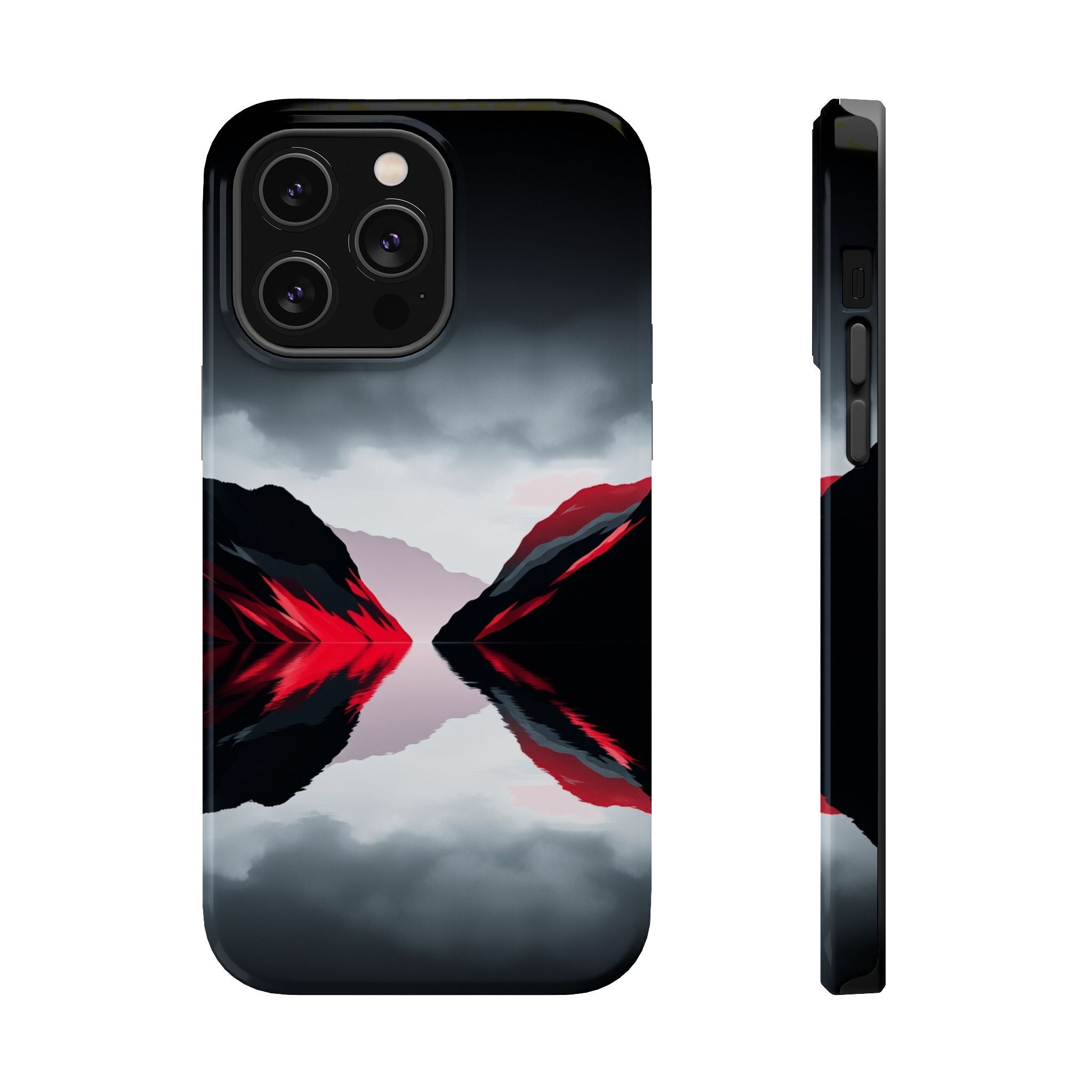 iPhone Vibrant Fjord Reflection Design Slim Everyday Designer Case · iPhone Case
