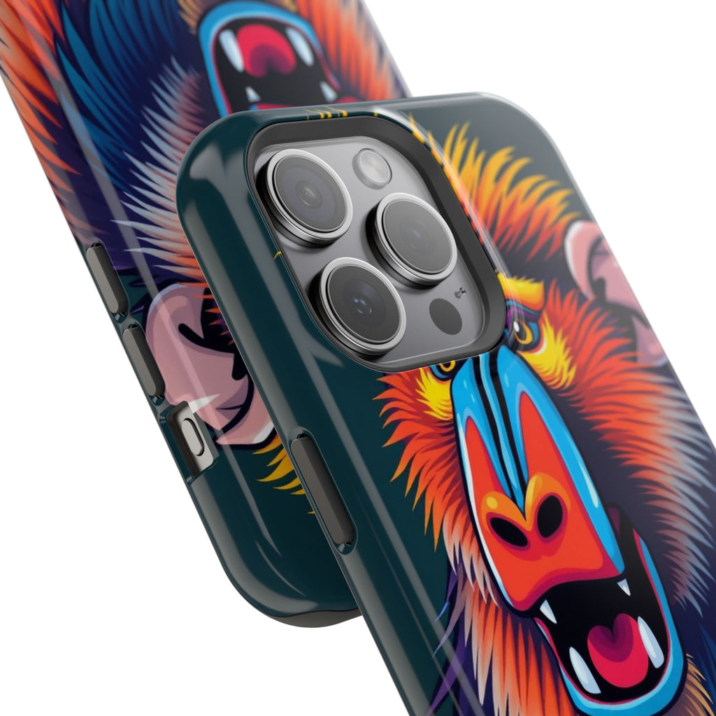 iPhone Mandrill Colorful Face Kids Fun iPhone Phone Case Gift Slim · iPhone Case