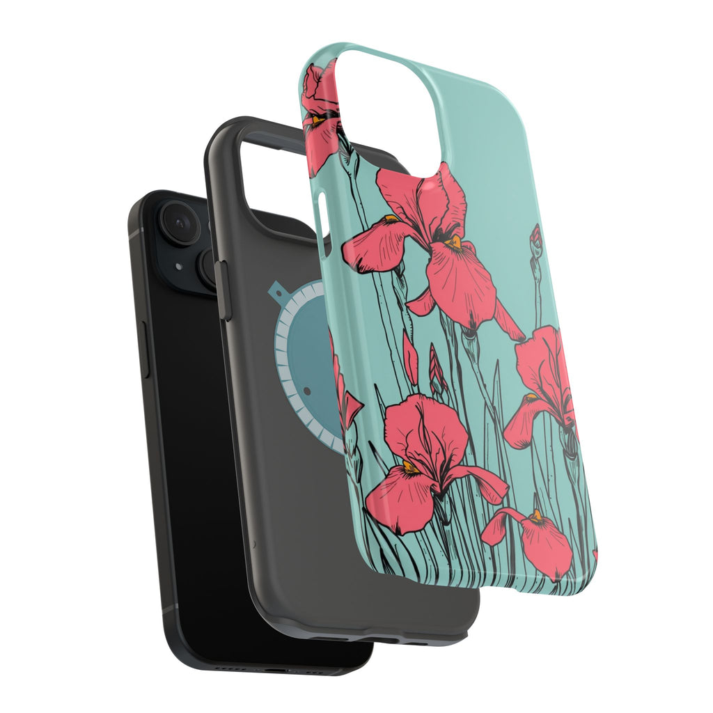 iPhone Iris Garden Bold Art Slim Everyday Designer Case · iPhone Case Quiet Mood
