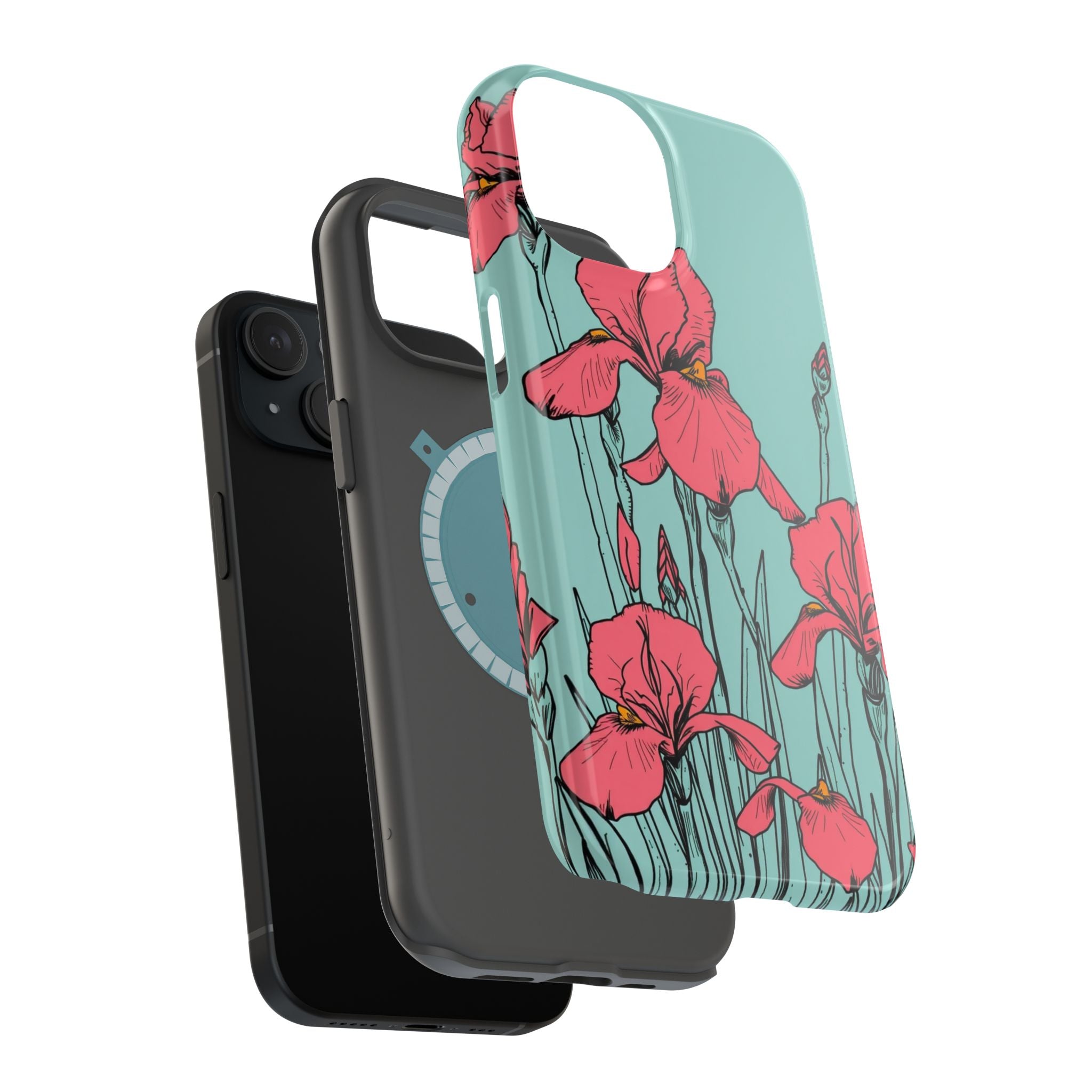 iPhone Iris Garden Bold Art Slim Everyday Designer Case · iPhone Case Quiet Mood