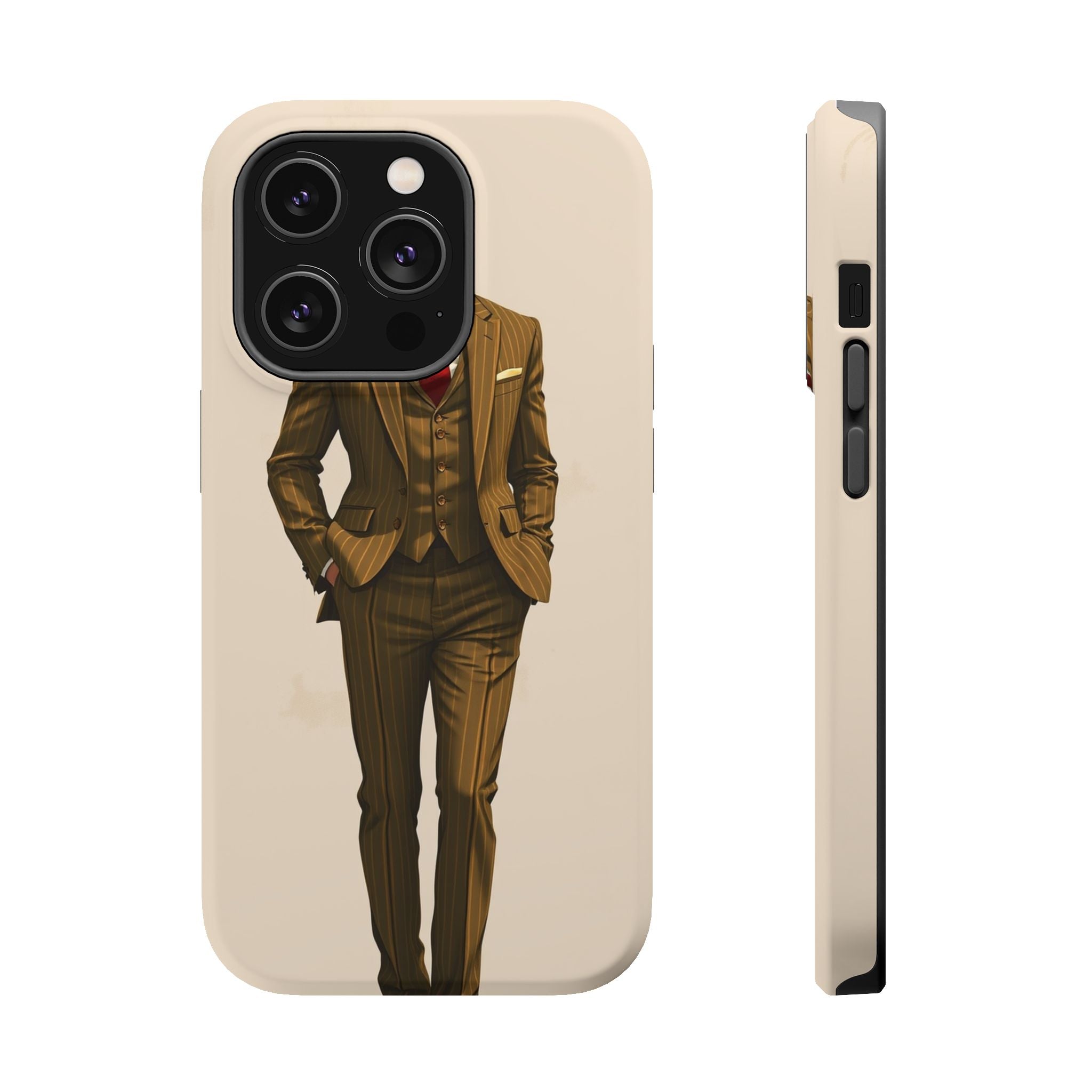 iPhone Pinstripe Suit Grunge Distressed Slim Everyday Designer Case · iPhone Cas