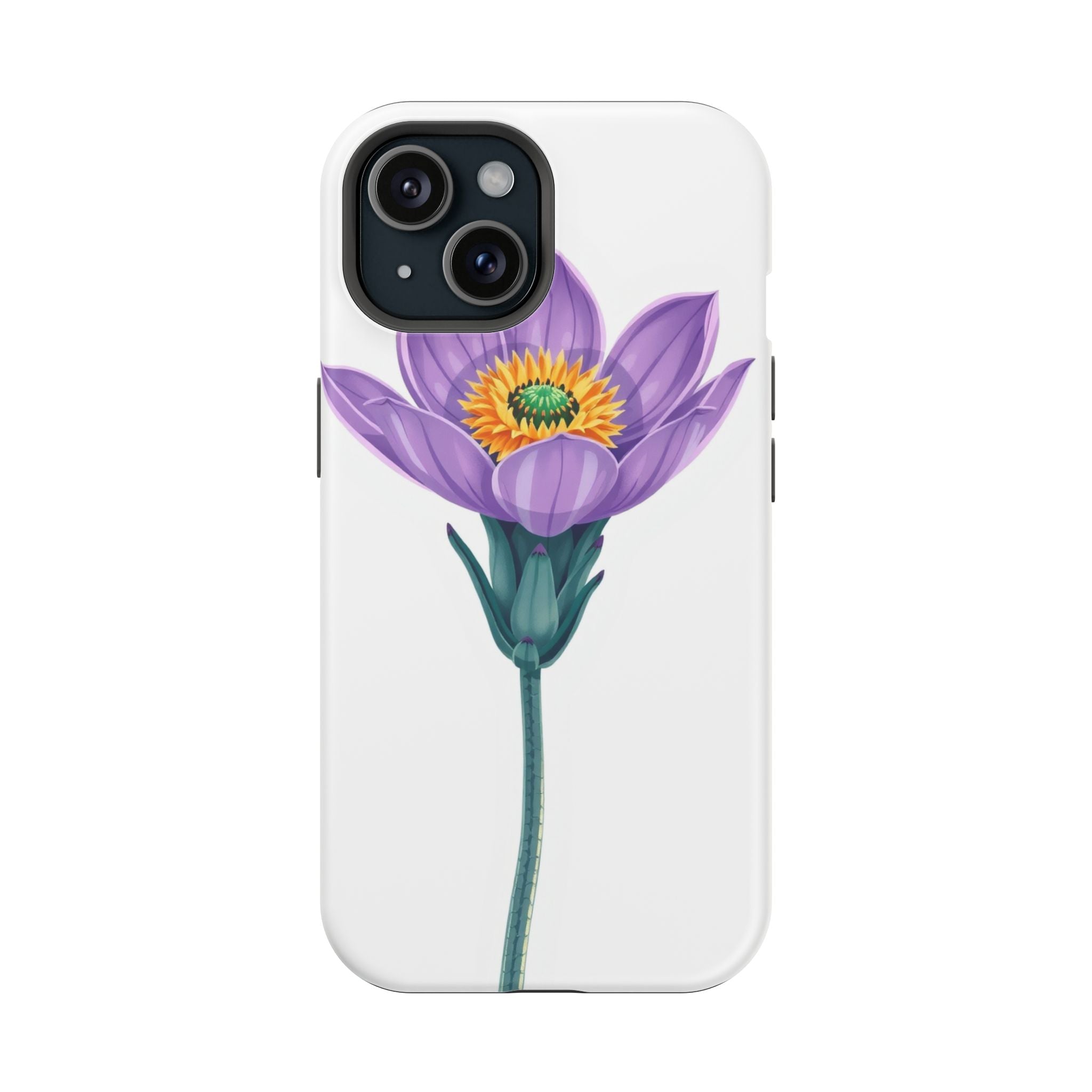 iPhone Indigo And Violet Desert Flower Slim Everyday Designer Case · iPhone Case