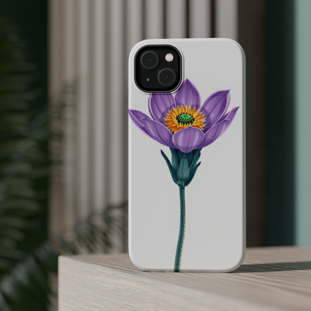 iPhone Indigo And Violet Desert Flower Slim Everyday Designer Case · iPhone Case