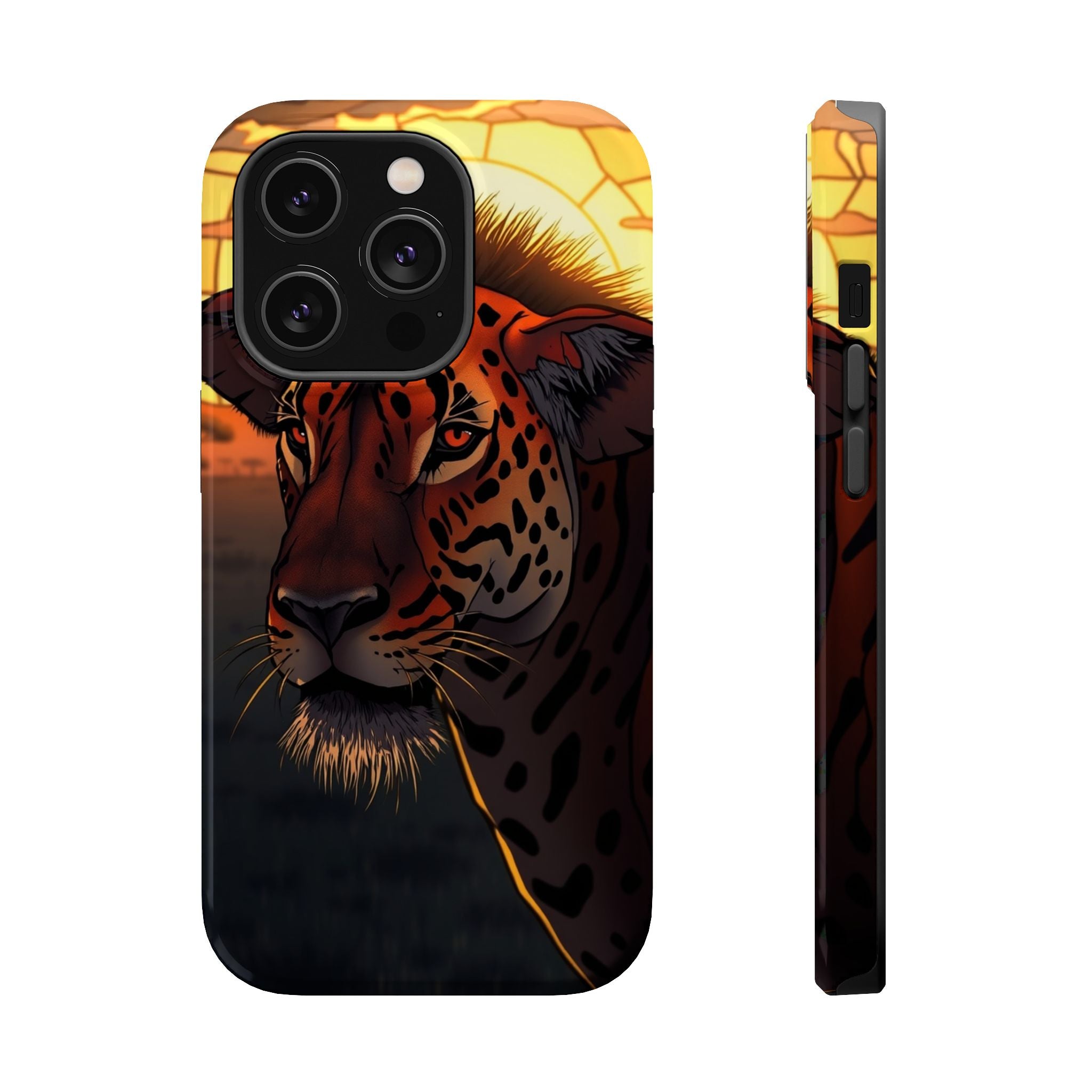iPhone Savanna Horizon Stained Glass Slim Everyday Designer Case · iPhone Case