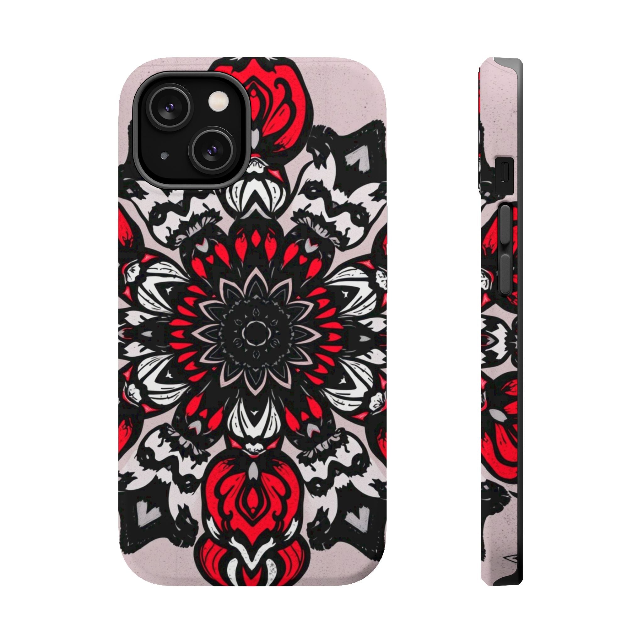 iPhone Floral Mandala Bold Art Slim Everyday Designer Case · iPhone Case