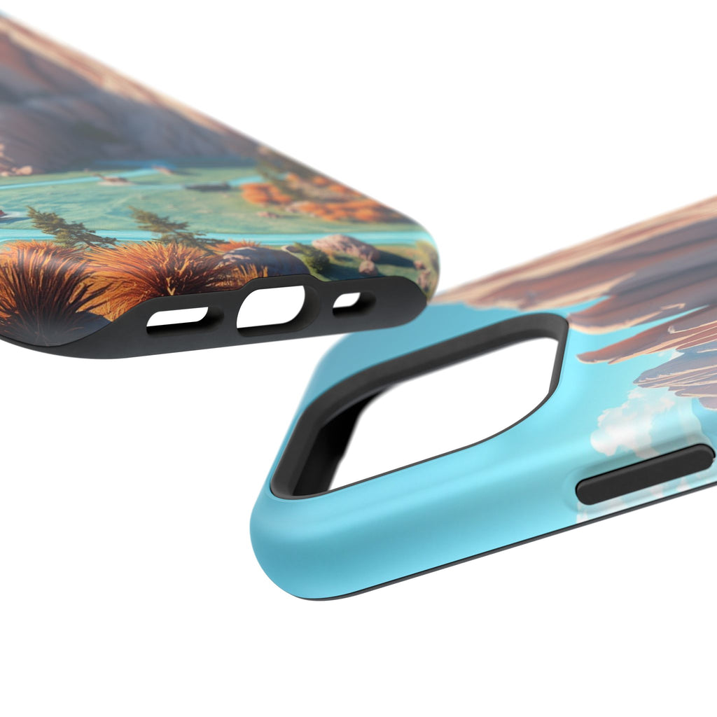iPhone Pine Ridge Electric Art Slim Everyday Designer Case · iPhone Case