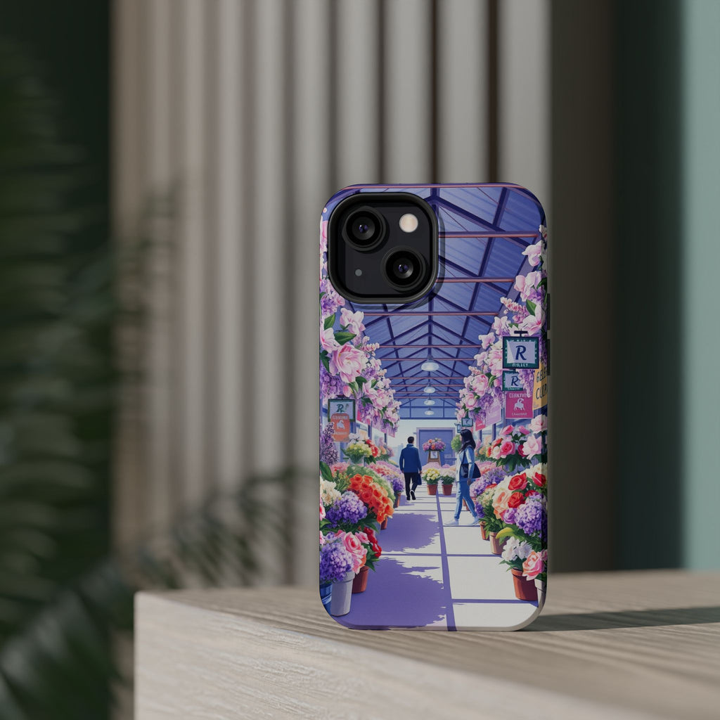 iPhone Flower Market Cinematic Art Clean Minimal Snap Cas Slim Snap Case · iPhon