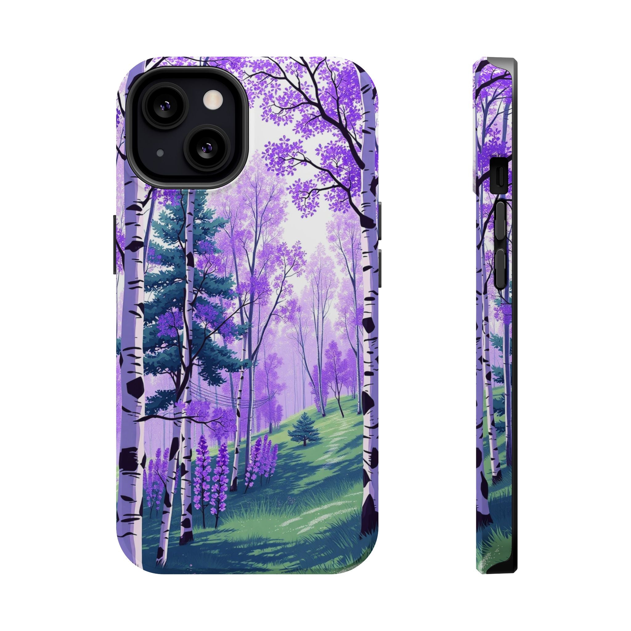 iPhone Birch Grove Electric Art Slim Everyday Designer Case · iPhone Case