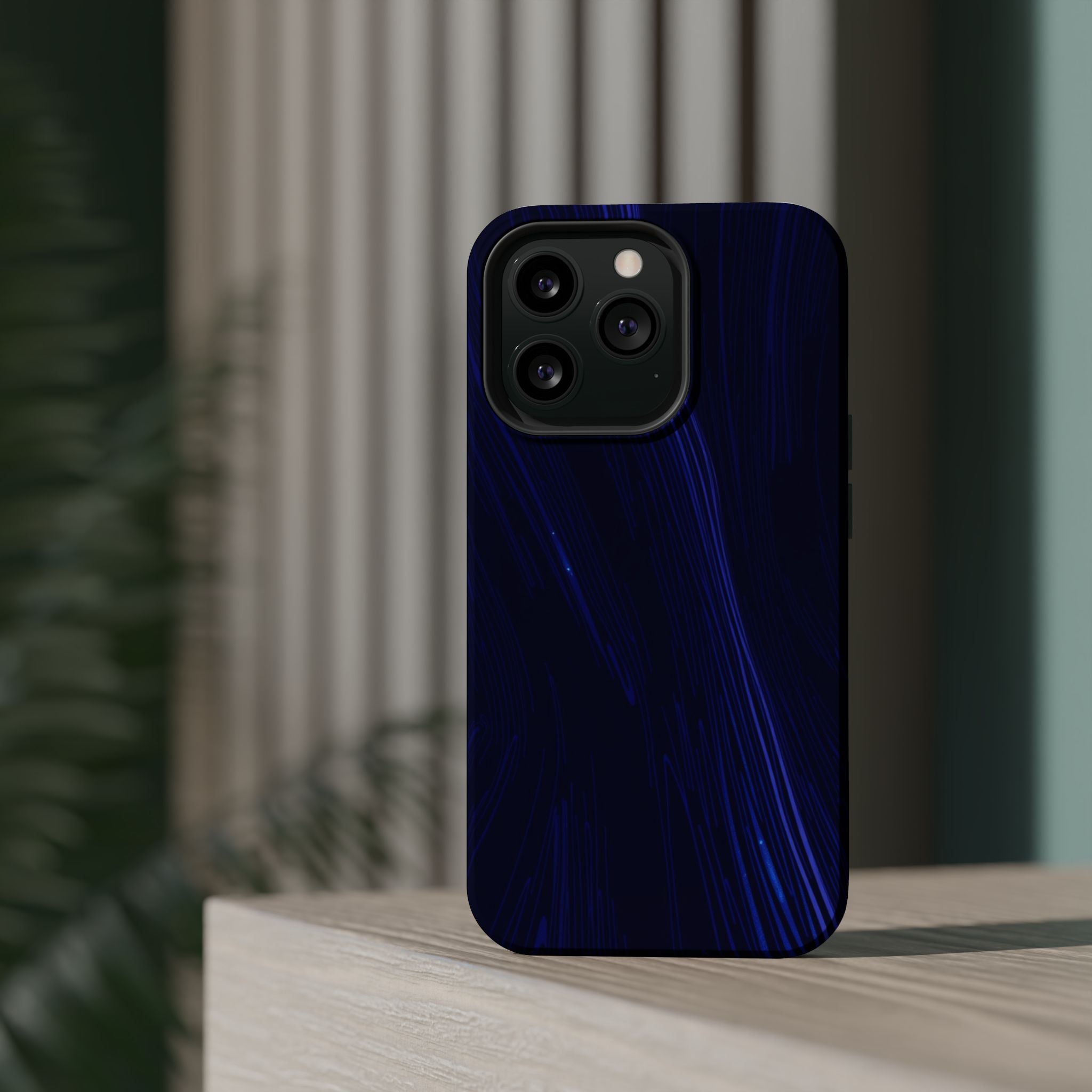 iPhone Interference Pattern Dark Gothic Ink Slim iPhone Everyday · iPhone Case
