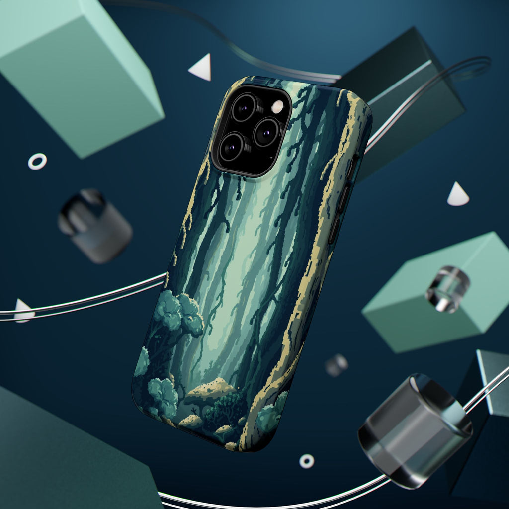 iPhone Kelp Forest Pixel Art -Bit Bold Modern Everyday Snap Case · iPhone Case