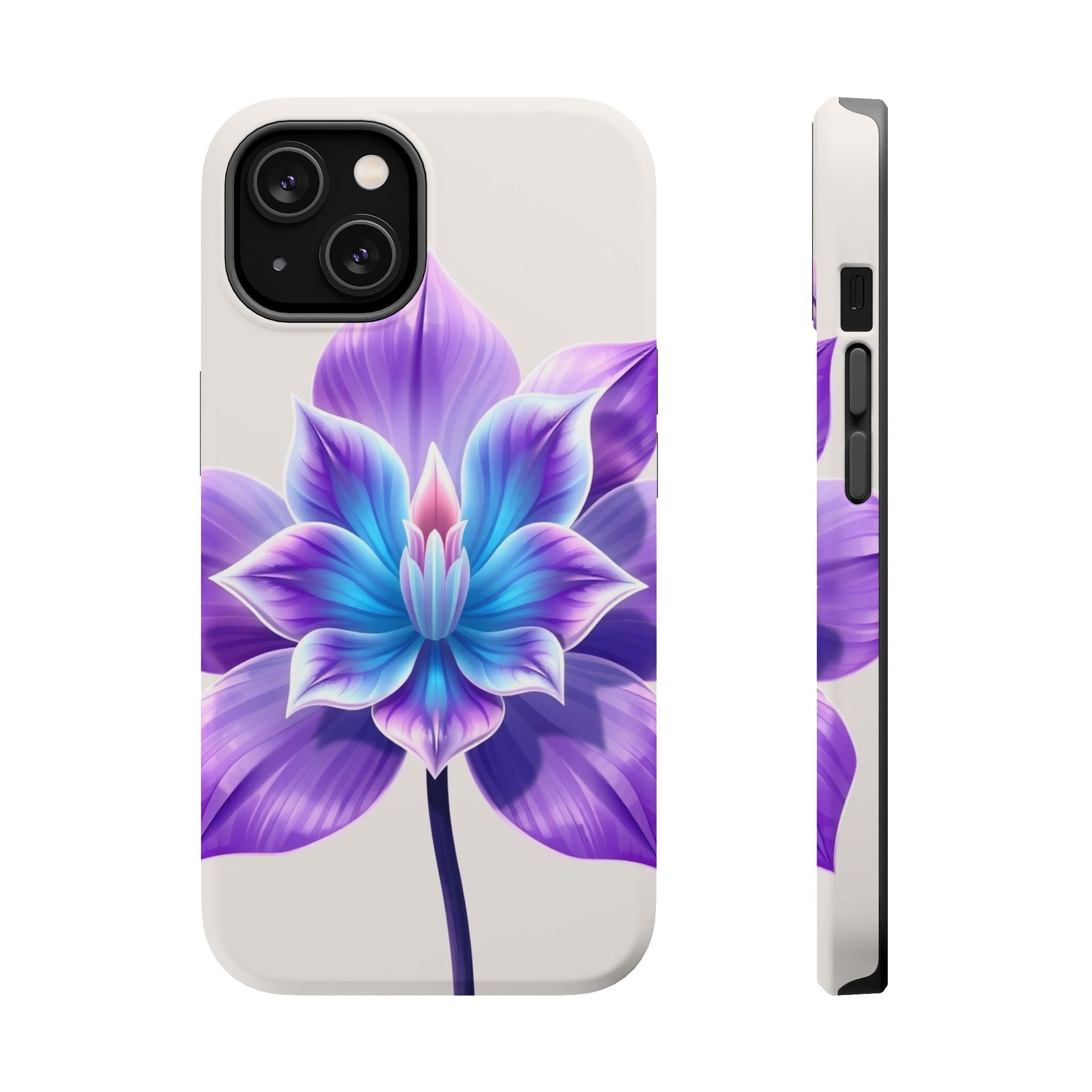 iPhone Dreamy Neon Floral Design 10 Slim Everyday Designer Case · iPhone Case