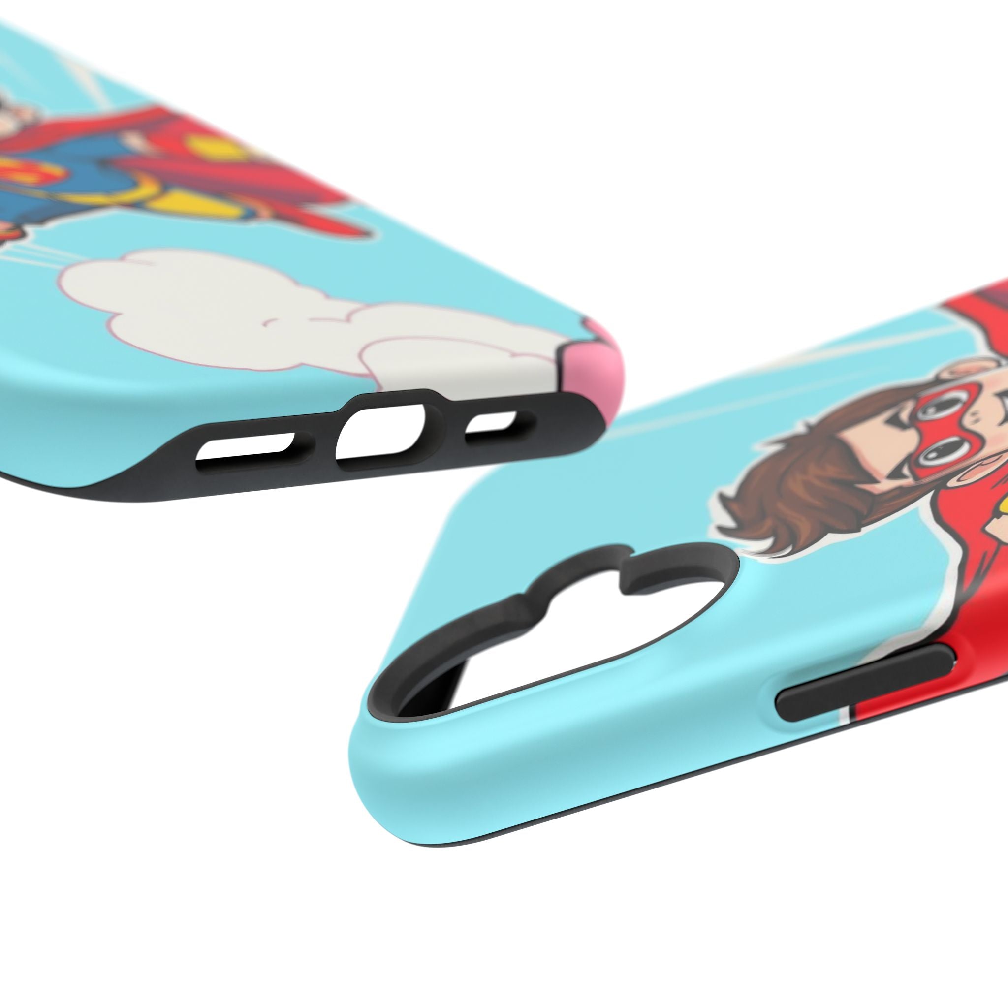 iPhone Kid Superhero Flying Kids Fun iPhone Phone Case Gift Slim · iPhone Case
