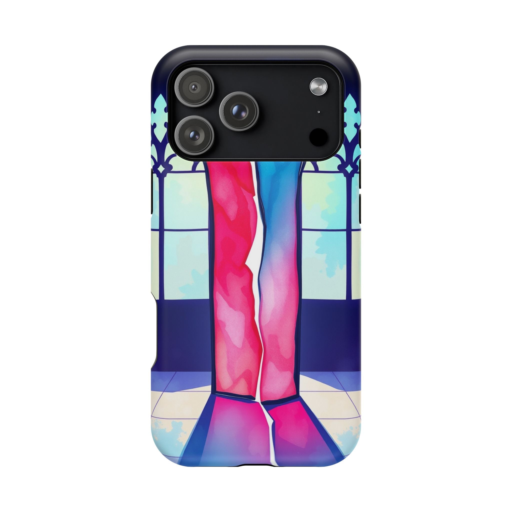 iPhone Stained Glass Break Electric Art Slim Everyday iPhone Designer · iPhone C