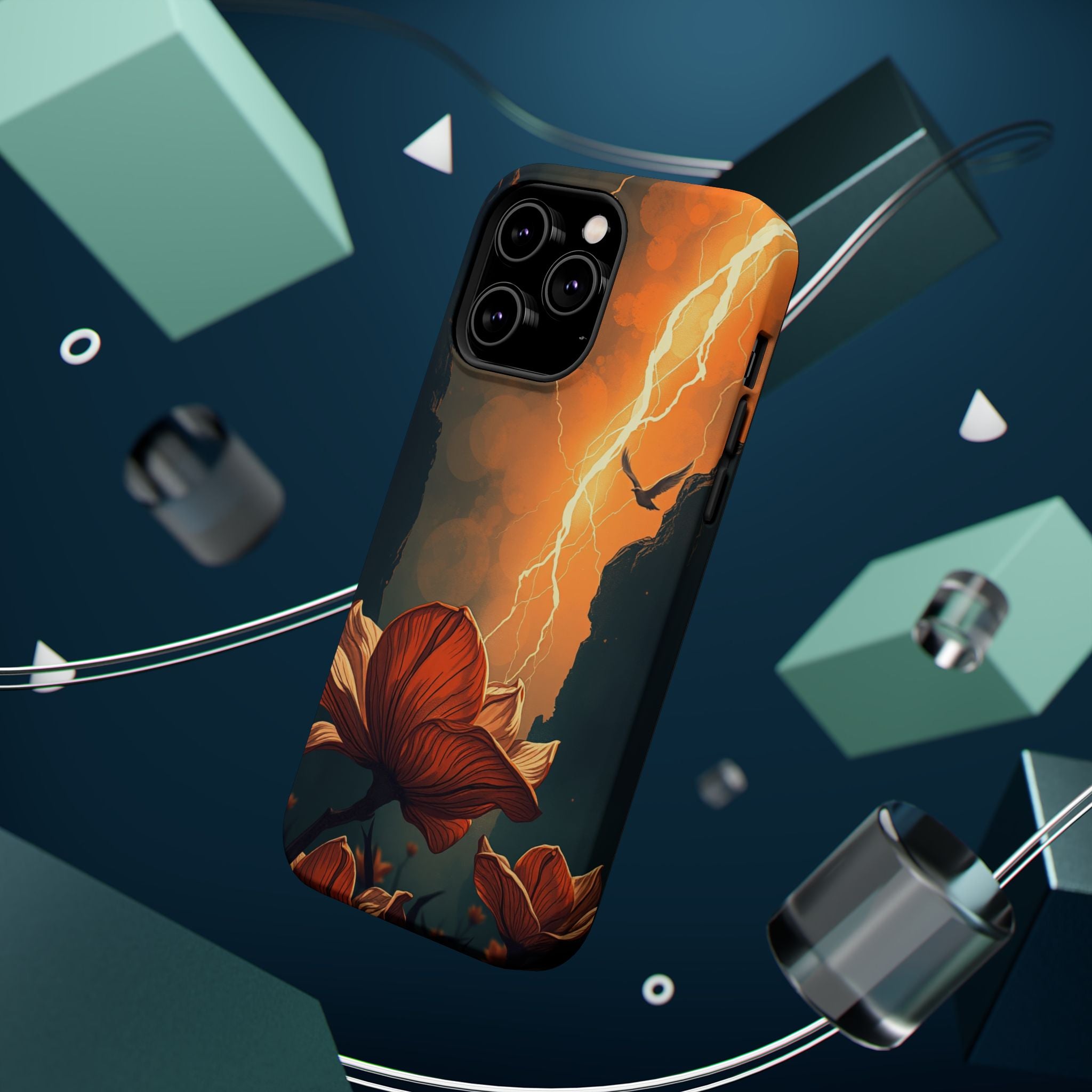 iPhone Vibrant Petal Storm Design Bold Modern Everyday Snap Case · iPhone Case