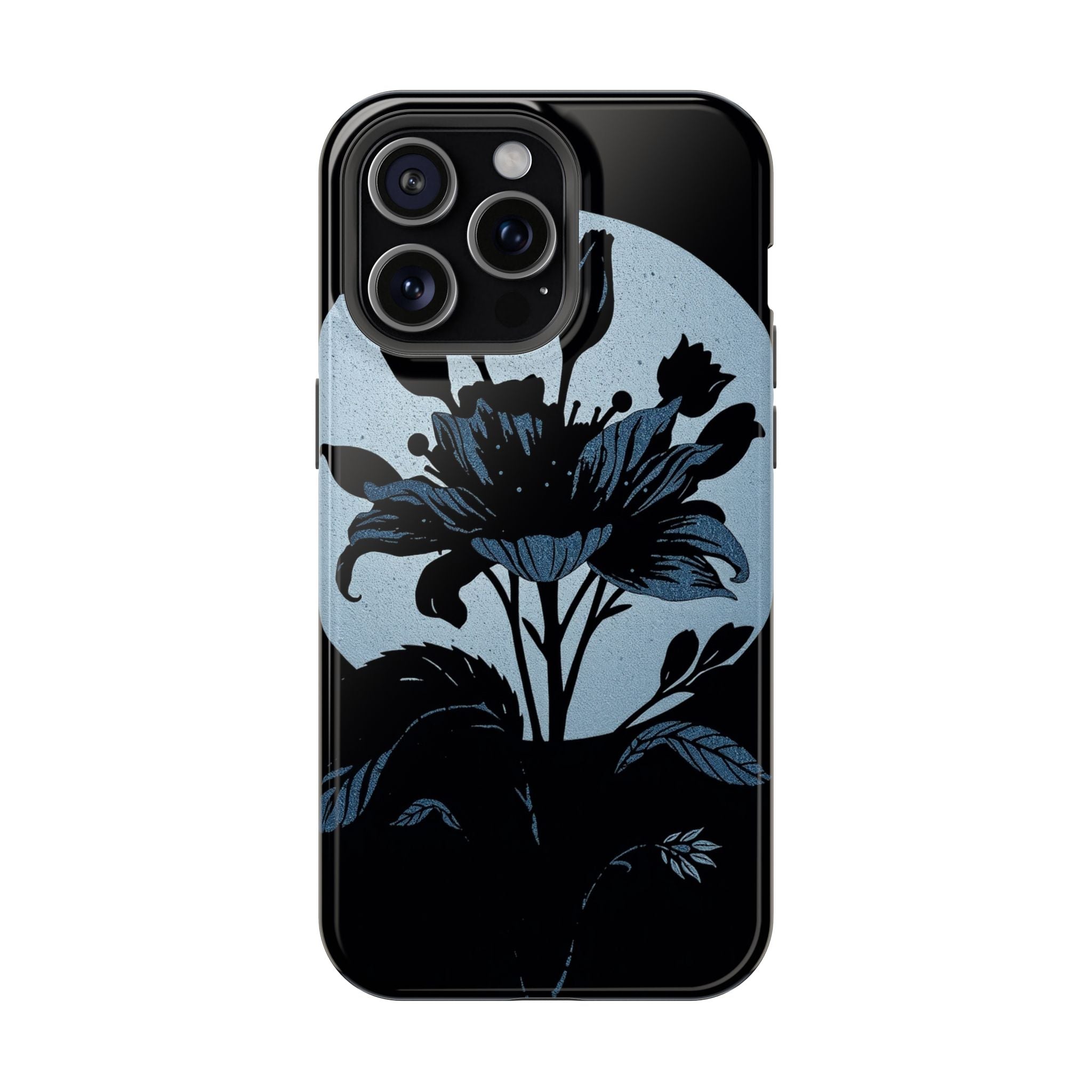 iPhone Radiant Floral Silhouette Design Slim Everyday Designer Case · iPhone Cas