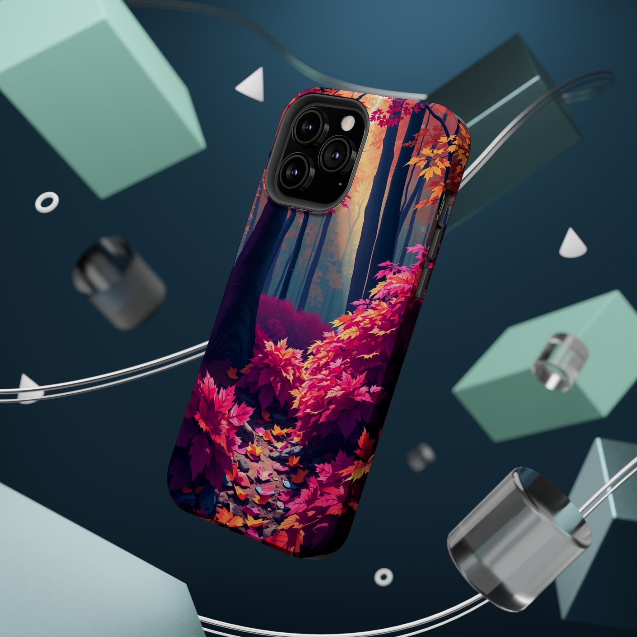 iPhone Earthy Autumn Forest Floor Design Slim Everyday iPhone Designer · iPhone