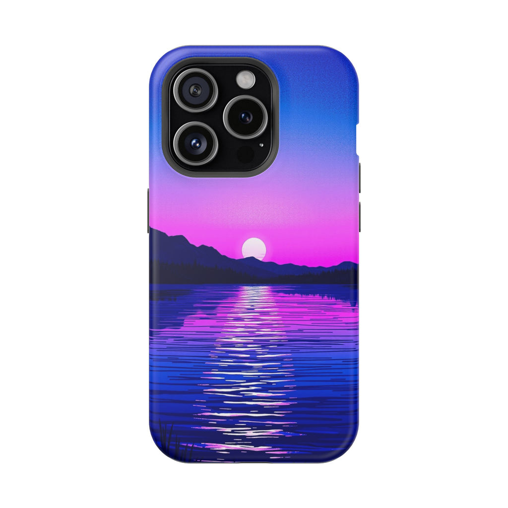 iPhone Indigo And Violet Lake at Twilight Slim iPhone Everyday Designer · iPhone