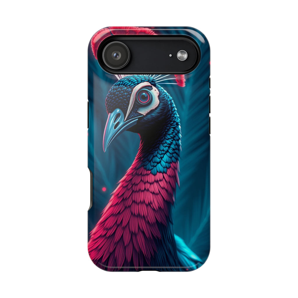 iPhone Nouveau Peacock Electric Art Slim Everyday Designer Case · iPhone Case