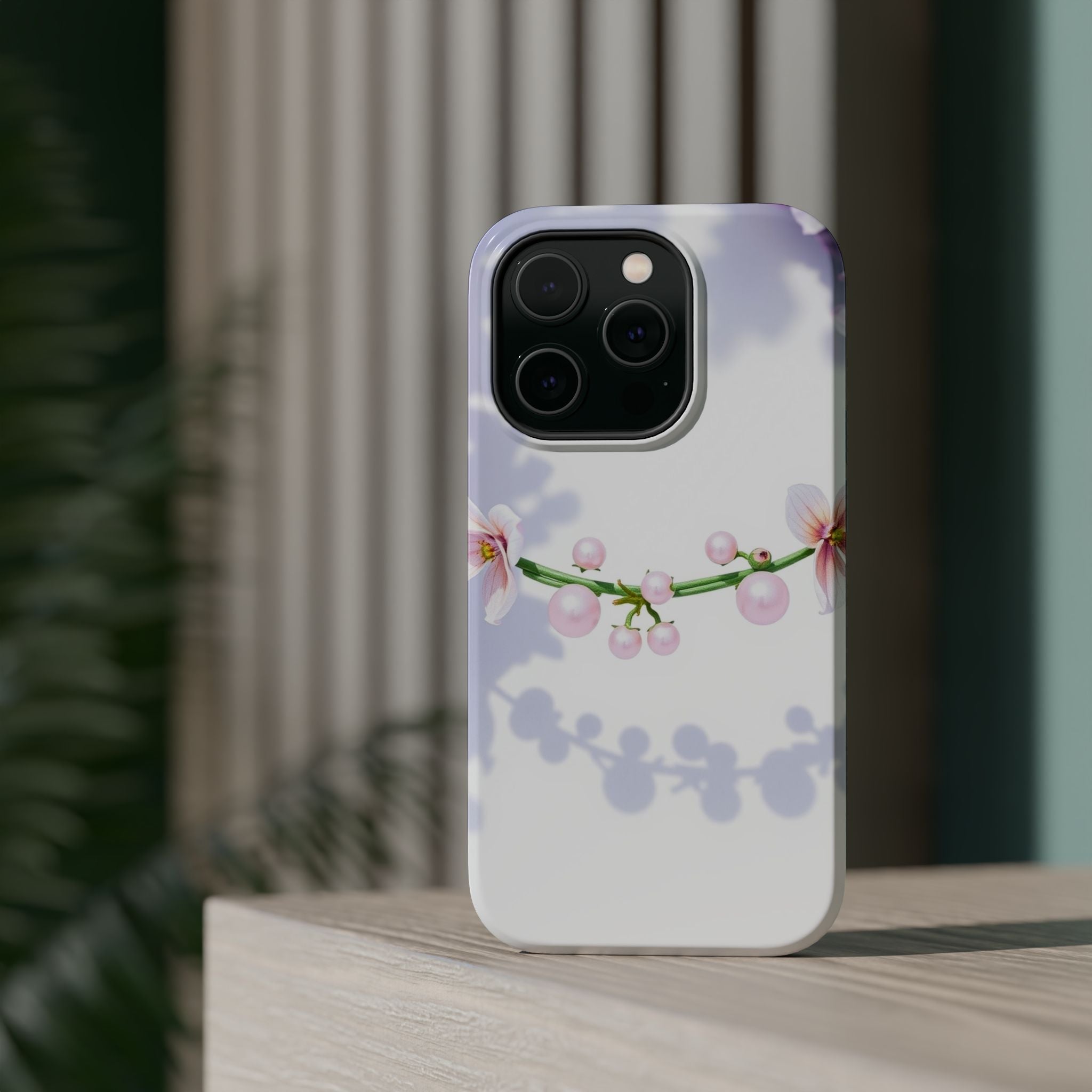 iPhone Vibrant Floral Crown Design Clean Minimal Snap Cas Slim Snap Case · iPhon