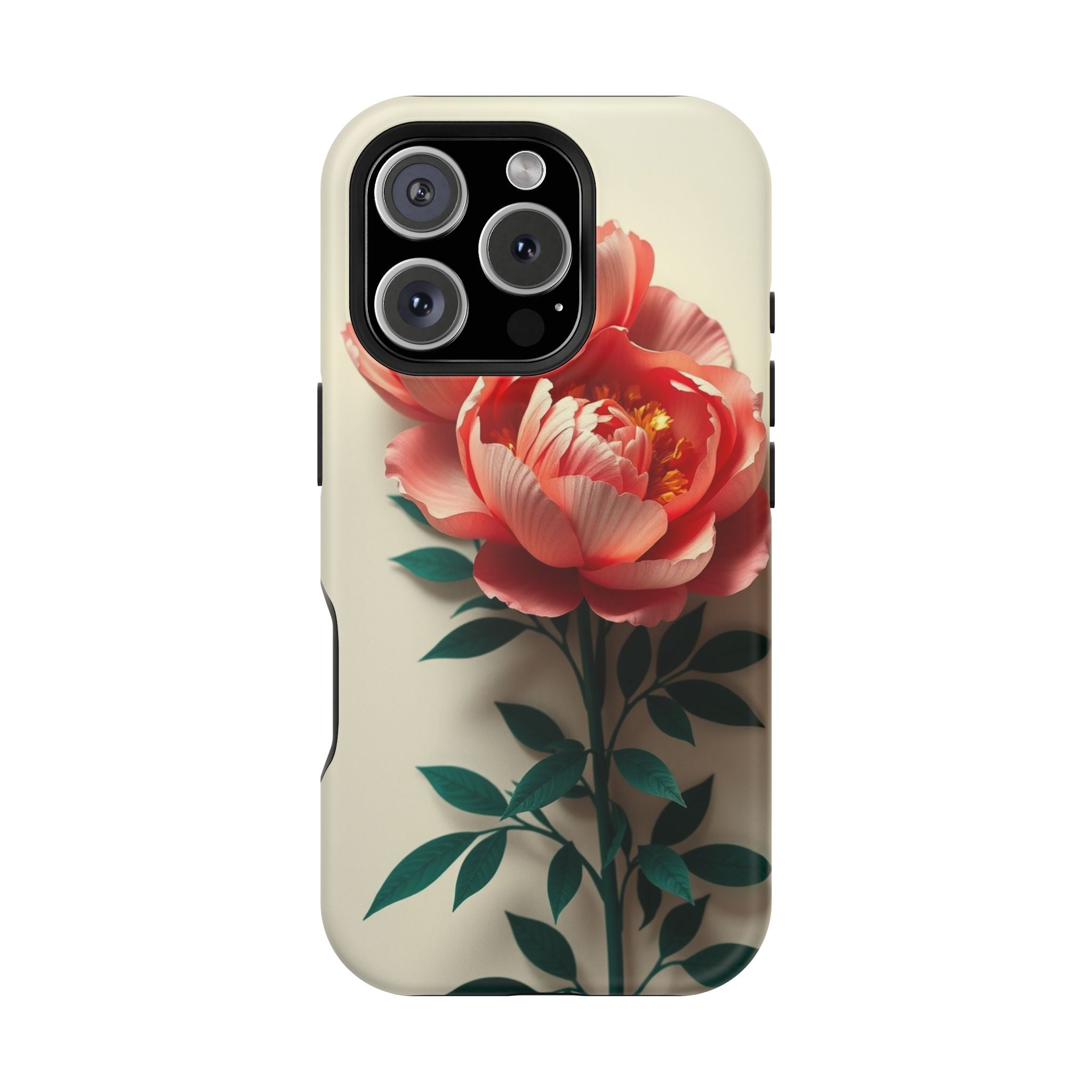 iPhone Emerald Green And Gold Peony Bouquet Slim iPhone Everyday · iPhone Case