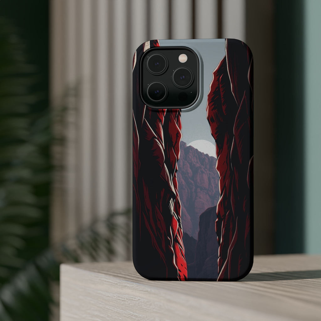 iPhone Serene Canyon Wall Design Bold Modern Everyday Snap Case · iPhone Case