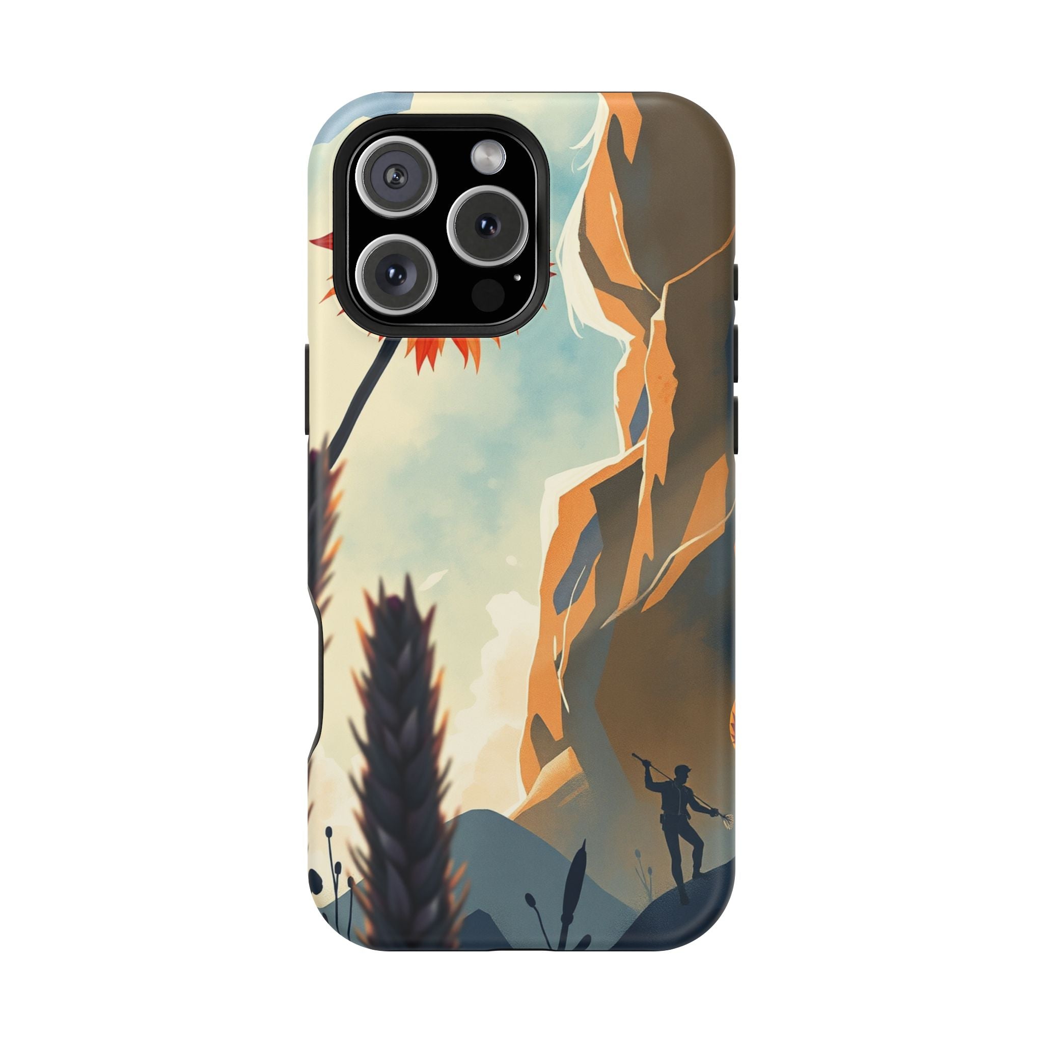 iPhone Bud Burst Vibrant Watercolor Artistic Everyday Cas Slim Snap Case · iPhon