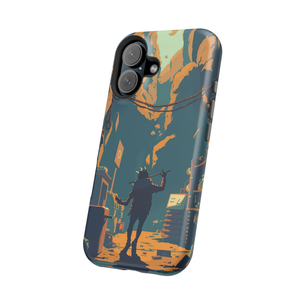 iPhone Mustard And Rust Unhinged in a Cute Way Soft Finish Everyday Case · iPhon