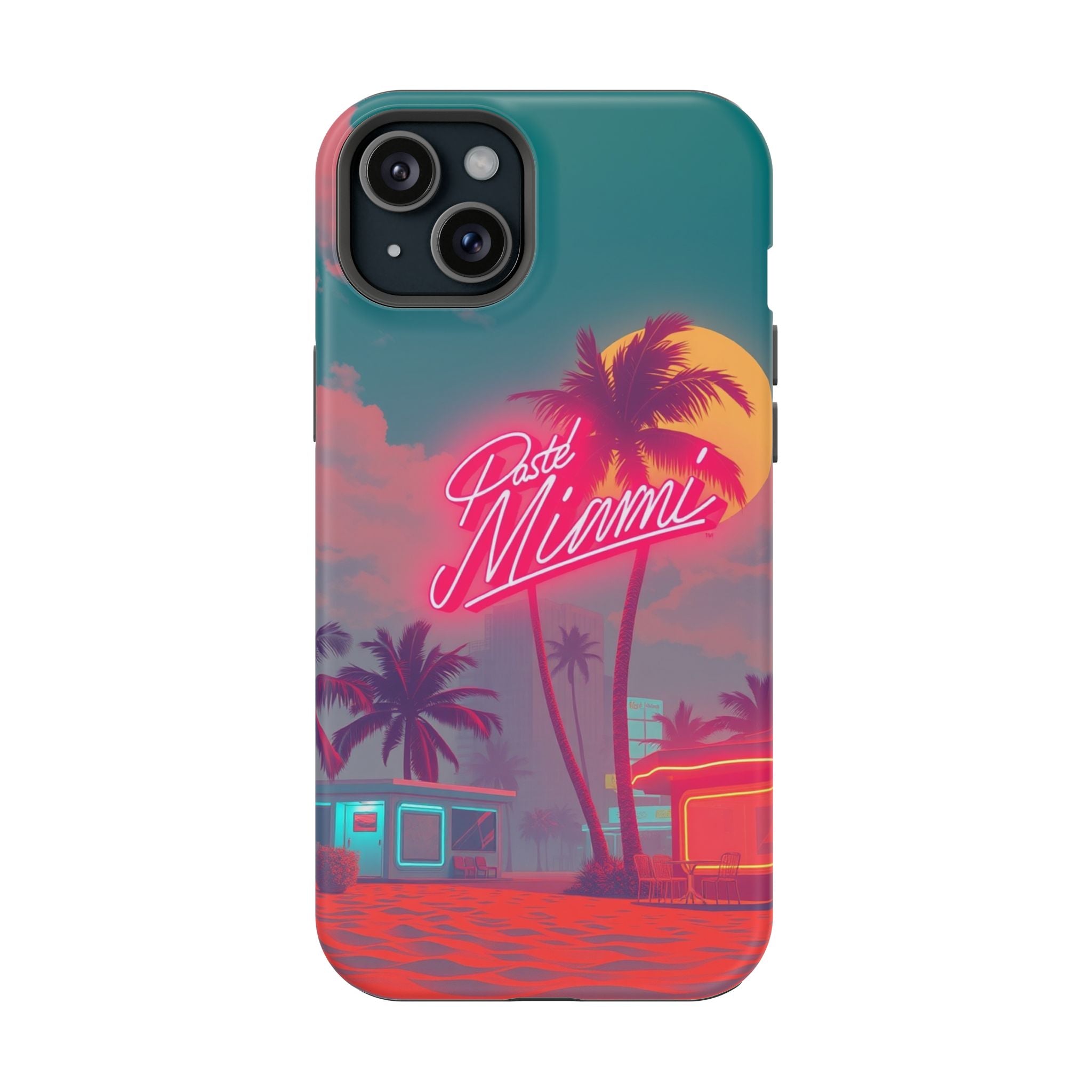 iPhone 1980s Pastel Miami Enchanted Art Slim Everyday Designer Case · iPhone Cas