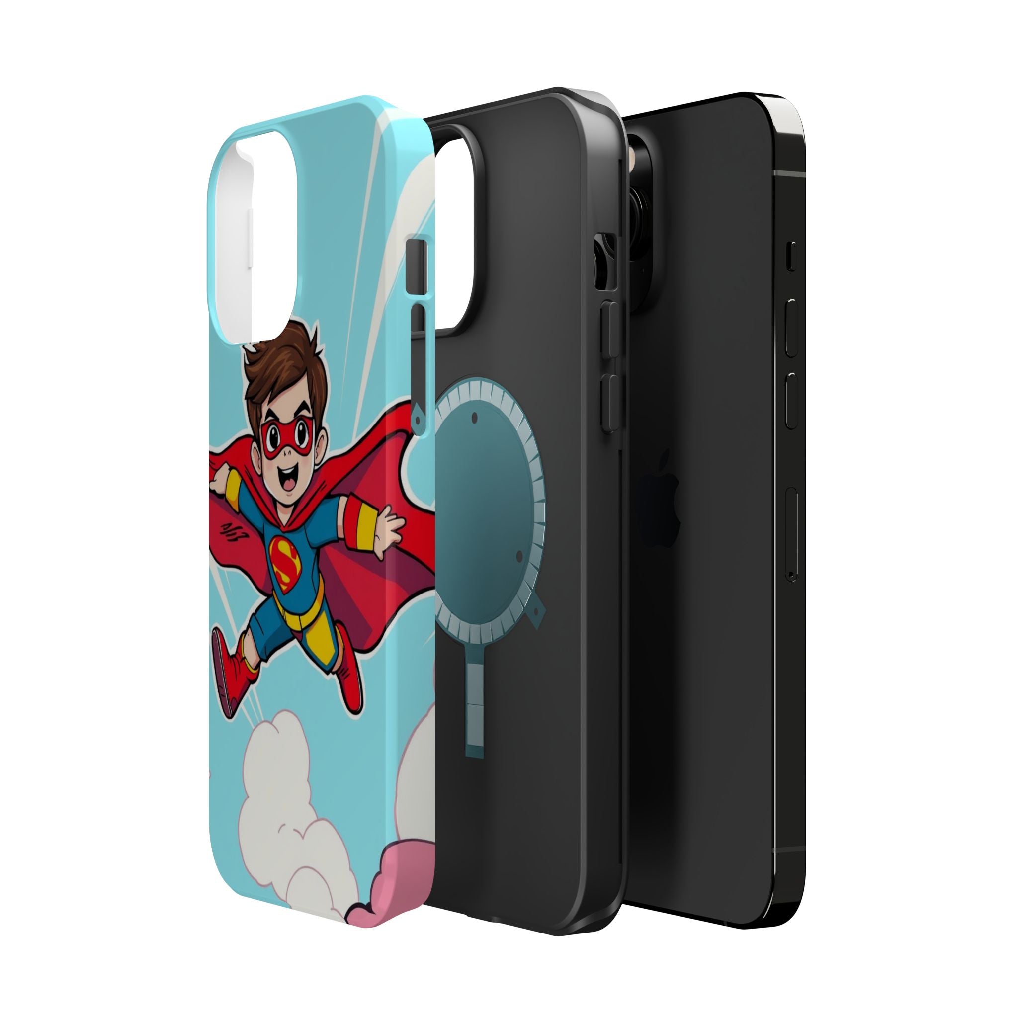 iPhone Kid Superhero Flying Kids Fun iPhone Phone Case Gift Slim · iPhone Case