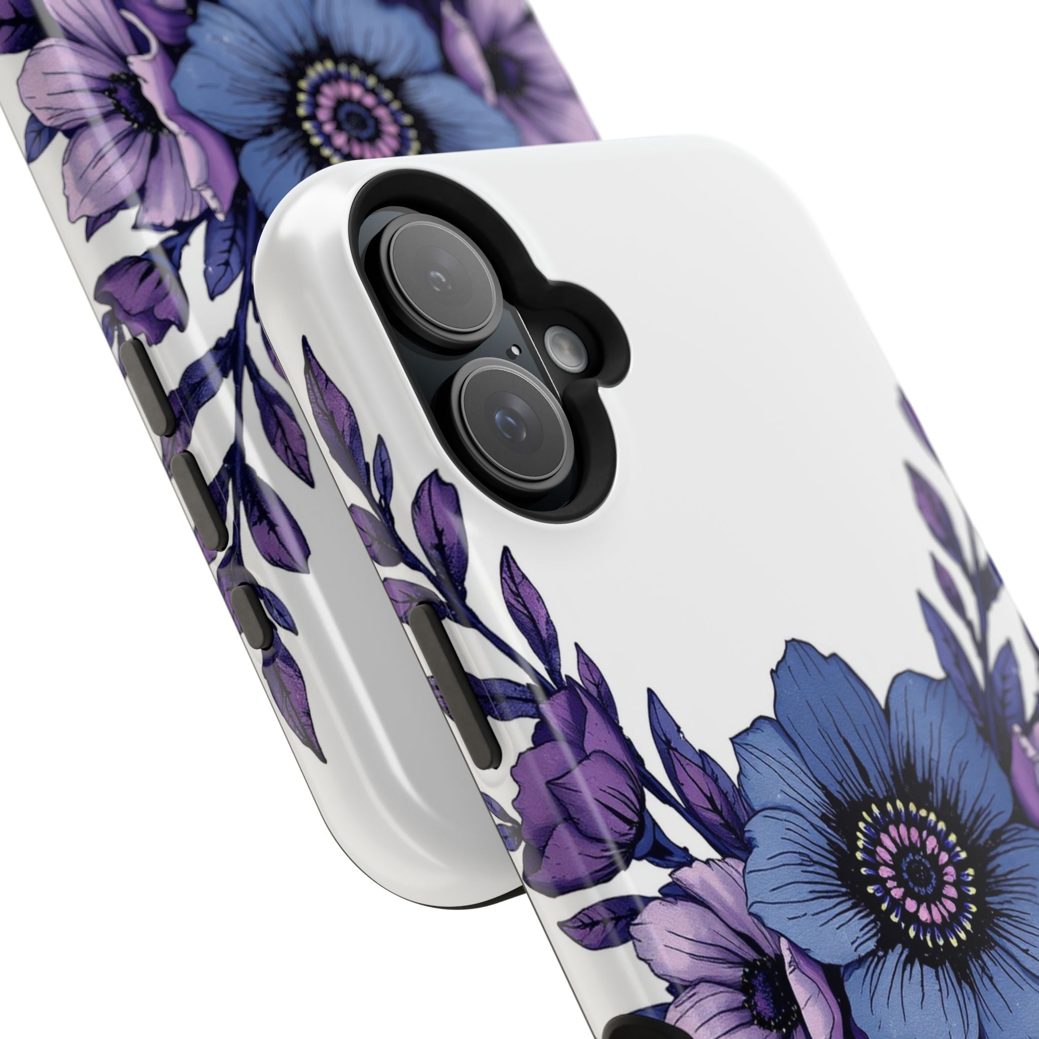 iPhone Floral Crown Grunge Distressed Slim Everyday Designer Case · iPhone Case
