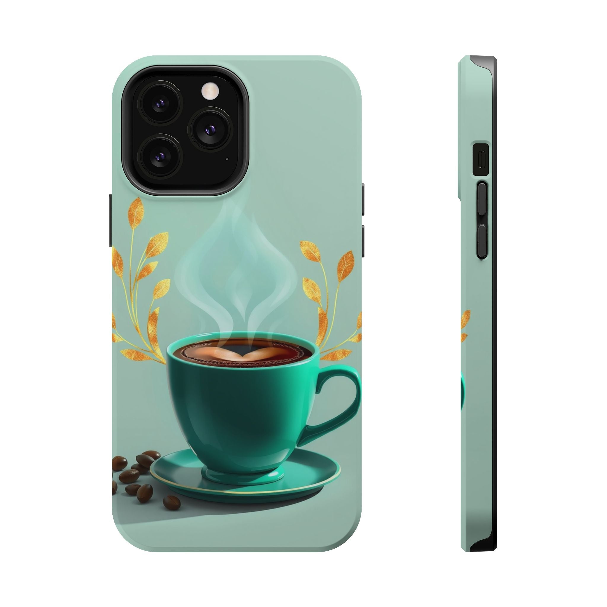 iPhone Radiant Emotional Support Coffee Design Soft Finish Everyday Case · iPhon