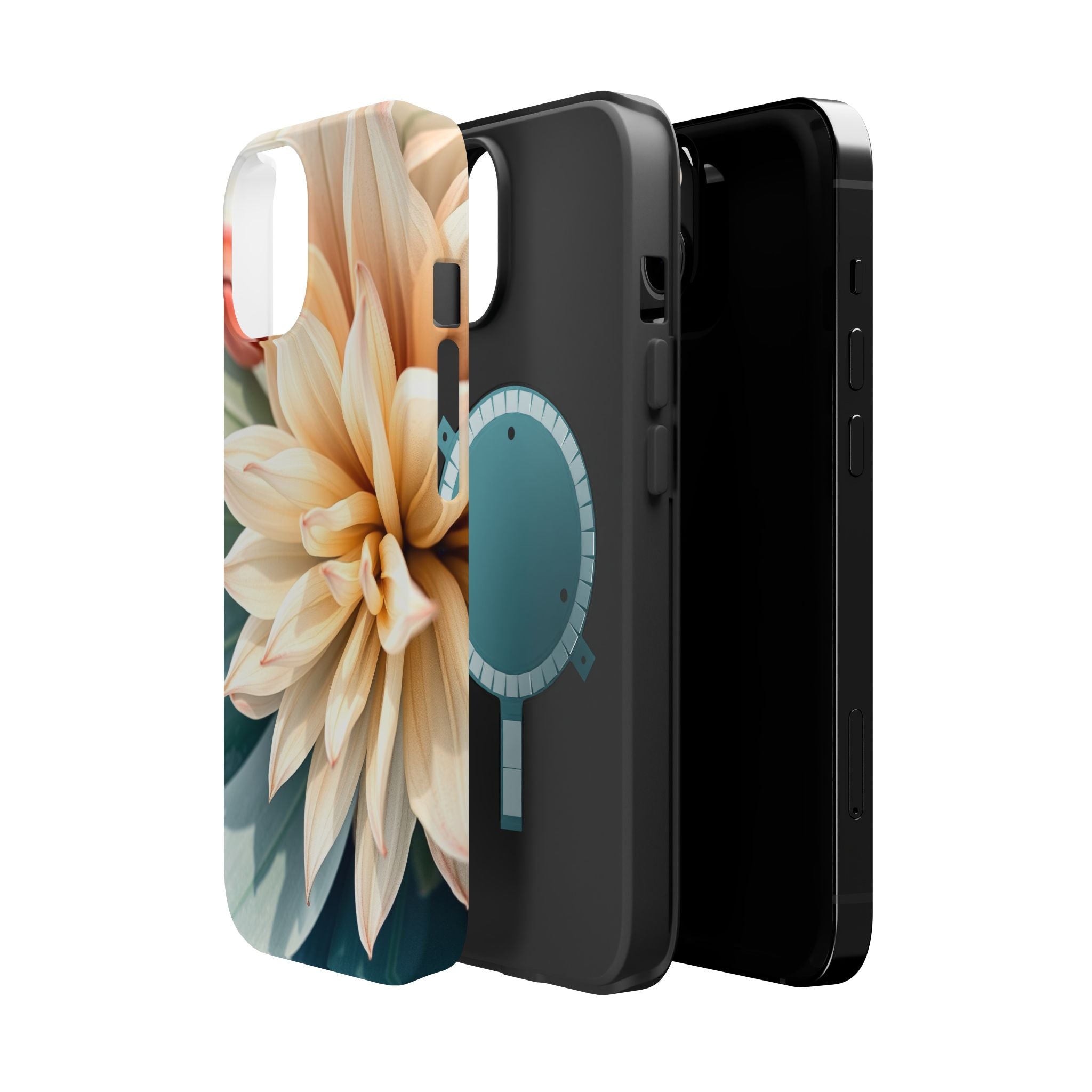 iPhone Neon Floral Radiant Design Clean Minimal Snap Case · iPhone Case