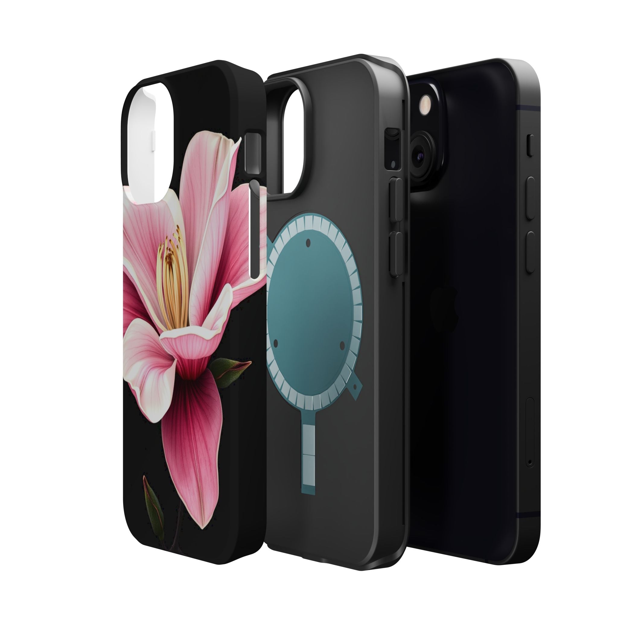 iPhone Magnolia Dream Dark Gothic Ink Slim Everyday Designer Case · iPhone Case