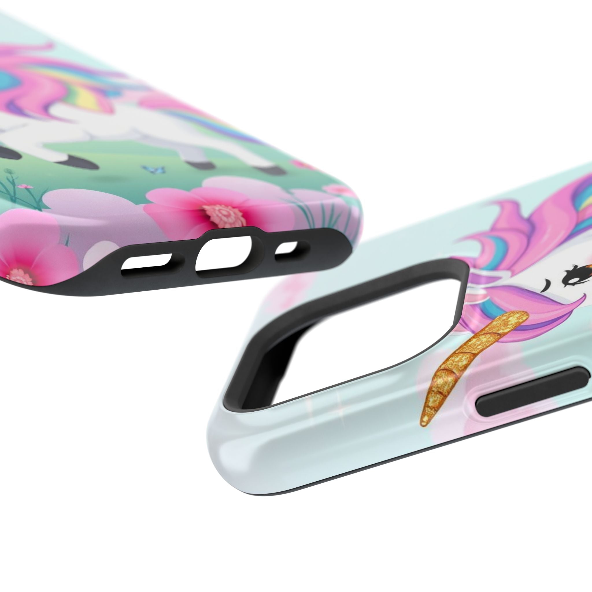 iPhone Rainbow Unicorn Kids Fun Soft iPhone Phone Case Gift Finish · iPhone Case