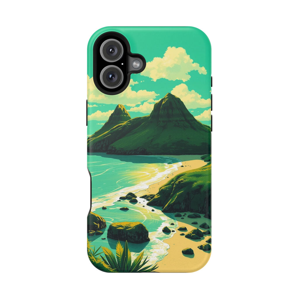 iPhone Hibiscus Coast Hand-Drawn Sketch Slim Everyday iPhone Designer · iPhone C