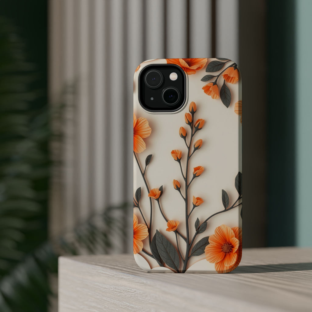 iPhone Vintage Botanical Print Paper Cut Art Slim iPhone Everyday · iPhone Case