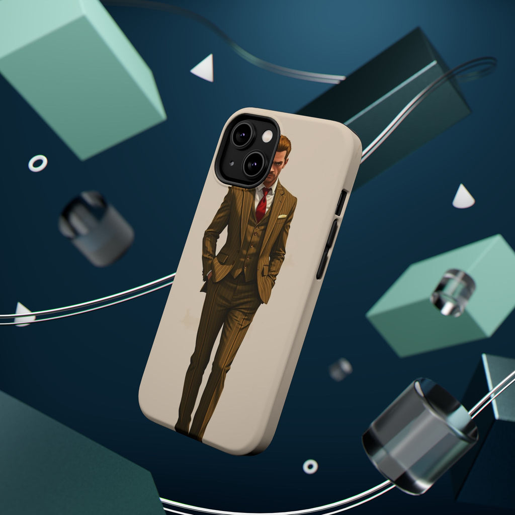 iPhone Pinstripe Suit Grunge Distressed Slim Everyday Designer Case · iPhone Cas