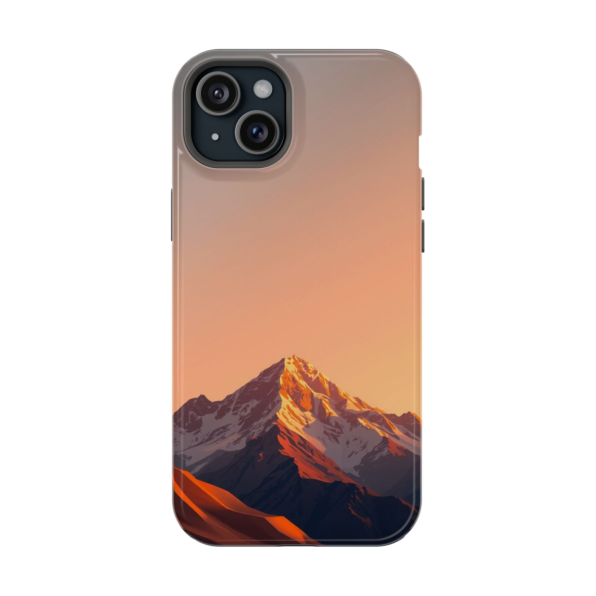 iPhone Mountain at Sunrise Bold Art 10 Slim Everyday Designer Case · iPhone Case
