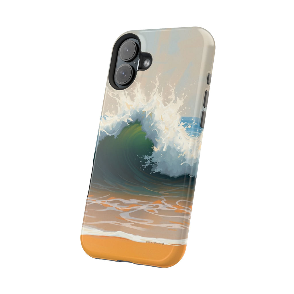 iPhone Radiant Ocean Wave Crash Design Slim Everyday Designer Case · iPhone Case