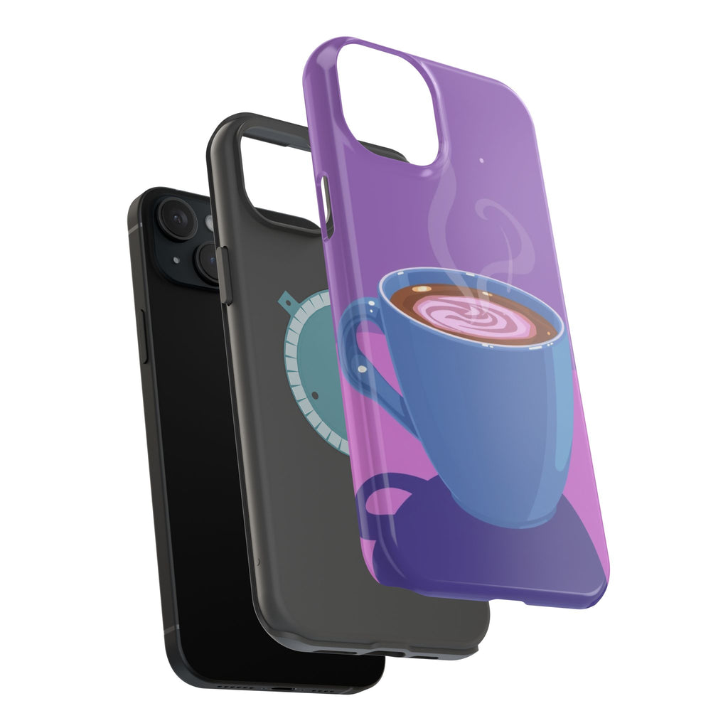 iPhone Emotional Support Coffee Pixel Art -Bit Soft Finish Everyday Case · iPhon