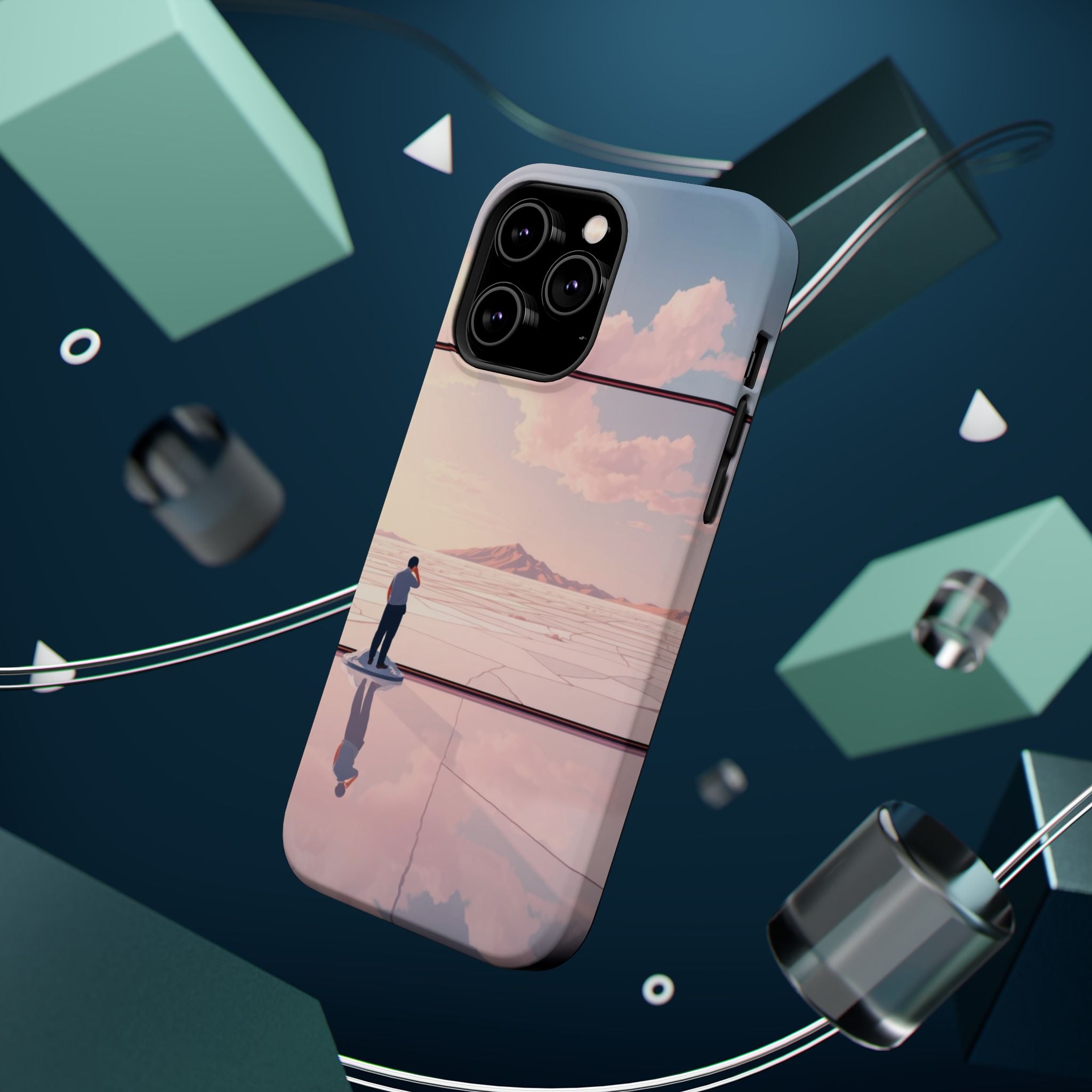 iPhone Salt Flat Mirror Stained Glass Slim Everyday Designer Case · iPhone Case