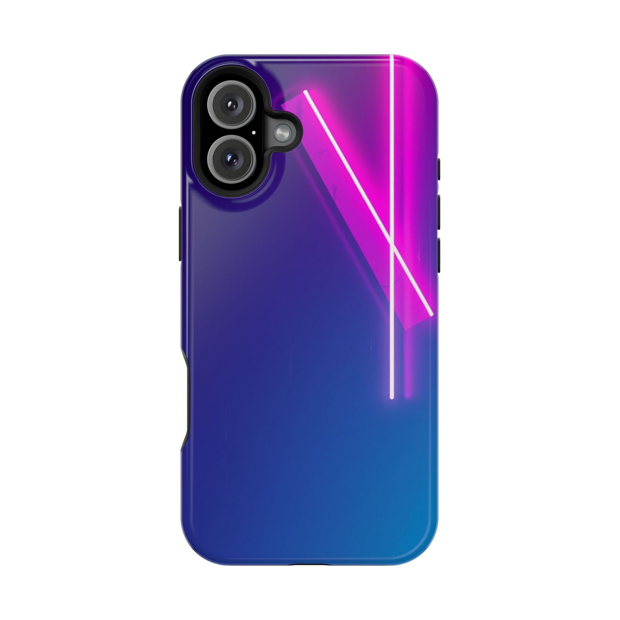 iPhone 1990s Geometric Neon Electric Art Slim Everyday Designer Case · iPhone Ca