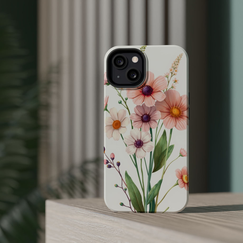 iPhone Wildflower Bunch Mystic Art Bold Modern Everyday Snap Case · iPhone Case