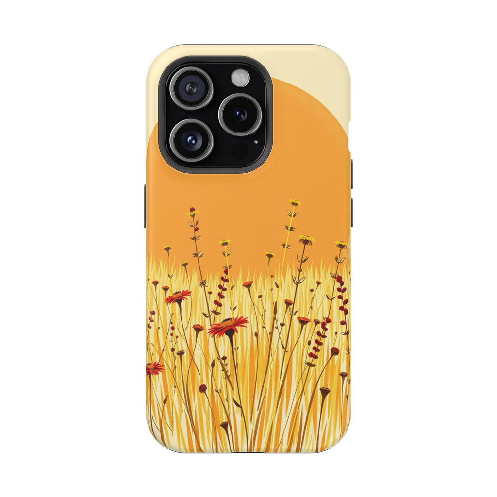 iPhone Wildflower Field Electric Art Slim Everyday Designer Case · iPhone Case