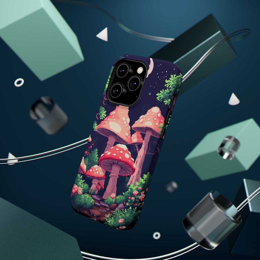 iPhone Mushroom Forest Pixel Art -Bit Slim Everyday Designer Case · iPhone Case
