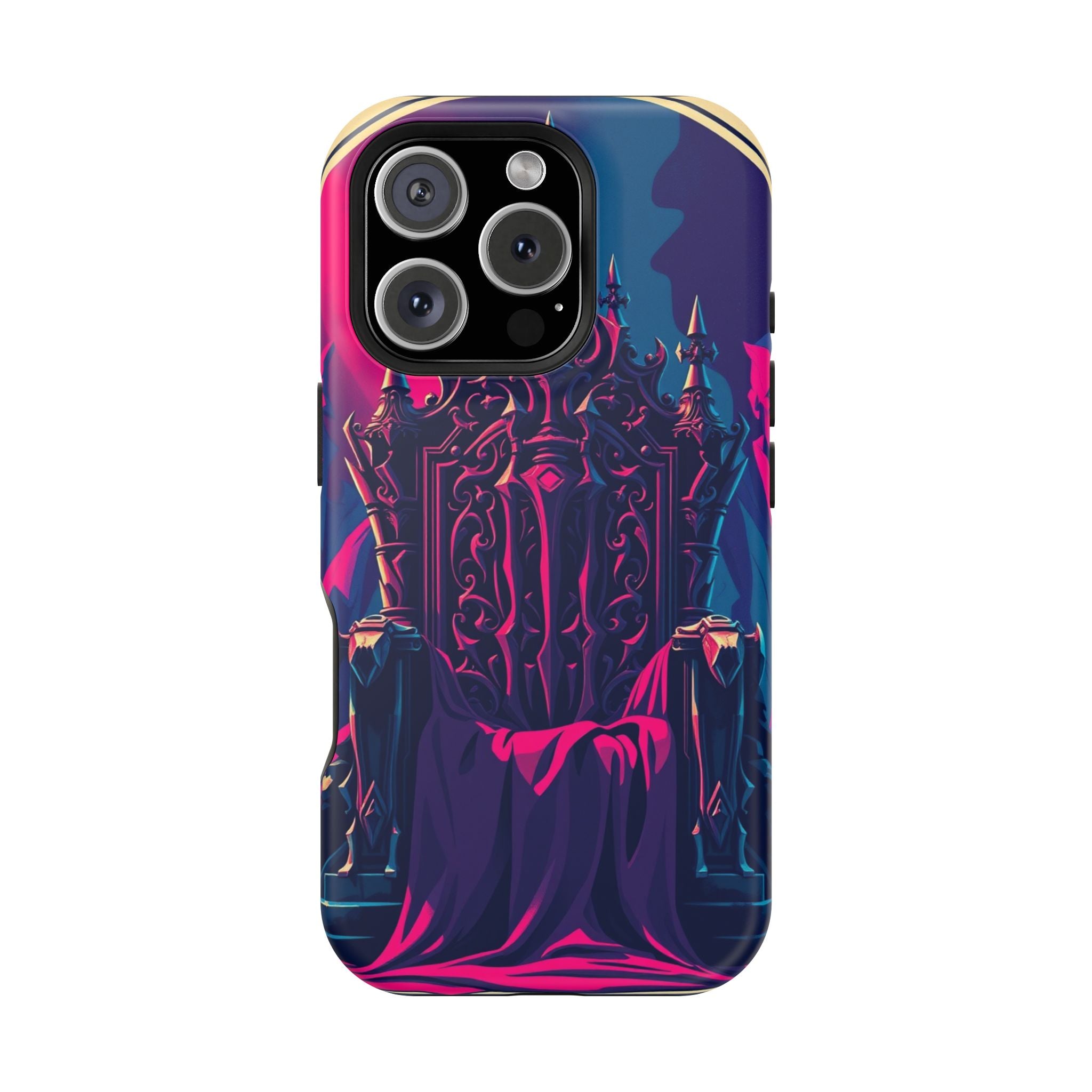 iPhone Lich King Throne Vintage Retro Poster Slim Everyday Designer Case · iPhon